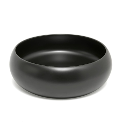  Feel Design lavabo à poser 36x36 cm noir mat sans trop-plein, qualité SAT, (SATUMFEEL3636BKM)