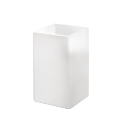 Optima Gobelets à brosse à dents en céramique, blanc (5045114852)