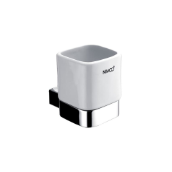 Kibo Porte-brosse WC en céramique, chrome (KI14058K26)