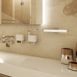  Kibo Porte-brosse WC en céramique, chrome (KI14058K26)