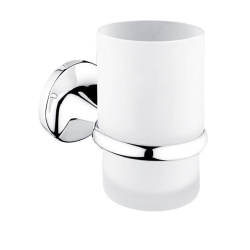 Monolit gobelet à brosse à dents avec verre dépoli, chrome (MO4058C26)