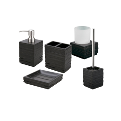  Salea porte-brosse en polyrésine durable, brun (SAL11)