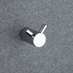 Bormo Crochet double de salle de bain, chrome (BR1105326)