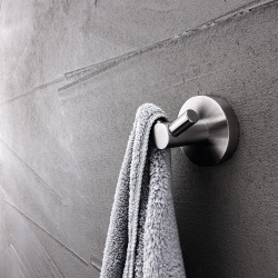  Unix Crochet double en acier inoxydable, chrome bossé (UNM1305310)