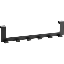 BEMETA Accroche-porte avec 6 crochets Bemeta, noir (101106230)