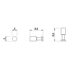  Basic Crochet de salle de bains, chrome (813A.3.004.000.1)