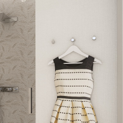  Bormo Crochet de salle de bains, chrome (BR1105426)