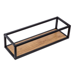 Etagère Naturel Blackframe 60x15x20 cm érable brillant BFRAMEPOL1