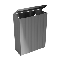  Poubelle murale 6 l inox, chrome mat (101915055)