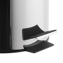 BEMETA Multi Poubelle à poser 12 l, Acier brillant (KOS12NEW)