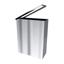 BEMETA Poubelle murale 25 l, inox mat (125115045)