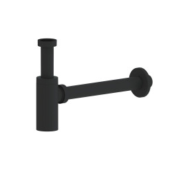 Siphon de lavabo design 5/4" DN32 - noir mat - SAT Project