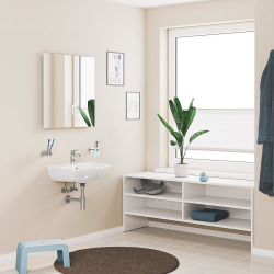 GROHE Start Edge mitigeur de lavabo avec clic-clack chrome 23898001