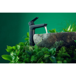 Mélangeur lavabo Novaservis Metalia 58 sans vidange noir 58001/1,5