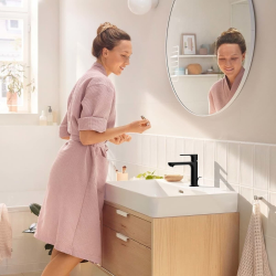  Hansgrohe Rebris S mitigeur de lavabo sans bec noir mat 72520670