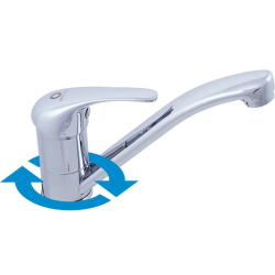 Hansgrohe Mélangeur lavabo RAV SLEZÁK Sázava avec bras pivotant chrome SA015.5