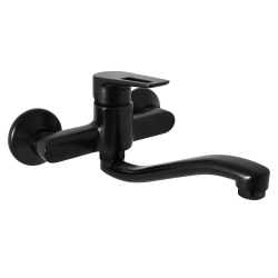 Hansgrohe Mitigeur évier RAV SLEZÁK Colorado avec bras articulé 100 mm noir mat CO201.0/26CMAT