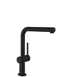Hansgrohe Talis mitigeur évier avec douchette extractible noir mat 72845670