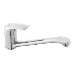  mitigeur d&apos;évier sur pied avec bec pivotant, chrome (SIKOBSLPRO282)