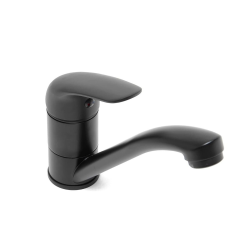 Siko S-Line Pro mitigeur de lavabo avec bras pivotant noir mat SIKOBSLPRO287C