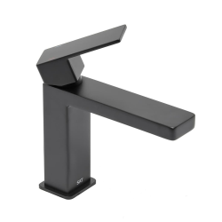  Vision mitigeur de lavabo à levier sur pied, sans vidage, noir mat (SATBSVI271C)