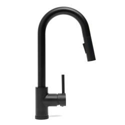 Mitigeur d'évier SAT bras articulé noir mat SATBSD289KC