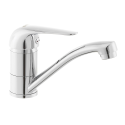 Siko S-Line mitigeur d&apos;évier sur pied avec bec court, chrome (SL287)