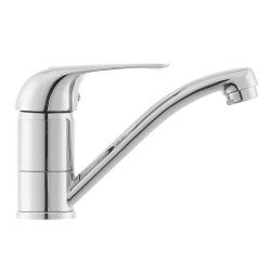 Siko S-Line mitigeur d&apos;évier sur pied avec bec court, chrome (SL287)