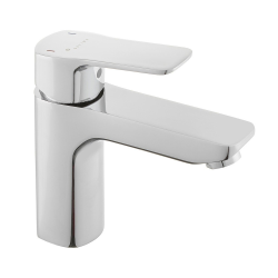 Optima Cube Way mitigeur de lavabo sur pied sans vidage, taille M, chrome (CU271M)  Optima Cube Way mitigeur de lavabo sur pied sans vidage, taille M, chrome (CU271M)