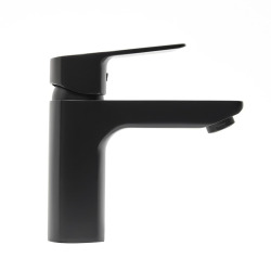 Cube Way mitigeur de lavabo à levier, taille S, sans vidage, noir mat (CU271MC)