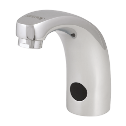 Sanela mitigeur de lavabo automatique sur pied avec capteur, chrome (SLU02N)