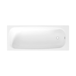 Tanza Baignoire rectangulaire 1600x700x390mm en acier émaillé, Blanc (H2251910000001)