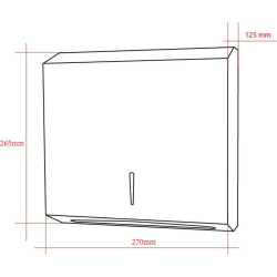  Distributeur de serviettes en papier inox (69089.4)