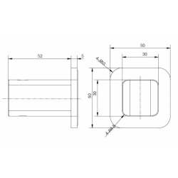  Support de douche Optima chrome SIKOBSDPK43