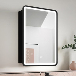 50x71x12,5 cm armoire de salle de bain 3 étagères avec éclairage 3 couleurs et capteur (SATZGALED5071CE)