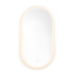 Miroir LED salle de bain ovale 60x120 cm 3 couleurs anti-buée avec capteur Project (ZPROV12060LED)