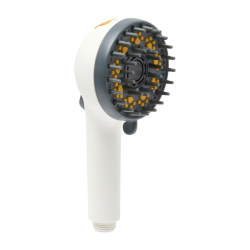 Douchette pour chien 4 fonctions, plastique, blanc (SATBSRS24)