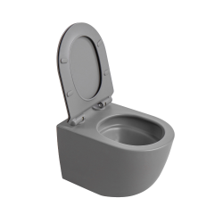 WC suspendu sans bride Tornado Quiet et fixations invisibles + abattant frein de chute (CEPX010RTORP)