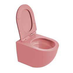 WC suspendu sans bride Tornado Quiet et fixations invisibles + abattant frein de chute (CEPX010RTORP)