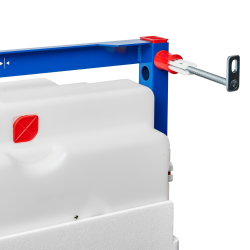  Pack WC bâti-support ECO 2L Swiss Aqua Technologies + WC suspendu avec abattant SoftClose Roca + plaque blanche (STEROGAWR01-FR)