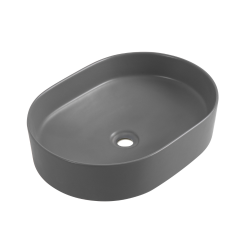 PixL 50 x 37 x 13,5 cm vasque à poser Infinitio, sans trop-plein, gris (CEPX5037GRM)