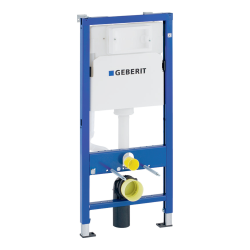  Duofix pack WC bâti-support UP100 + WC suspendu sans bride Ceramia avec abattant SoftClose + plaque blanche (GEBCEPXWT08-FR)