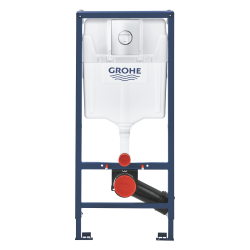  Solido pack WC bâti 4 en 1 + WC suspendu sans bride Swiss Aqua Technologies avec abattant SoftClose + plaque (GRRST67WR01-FR)