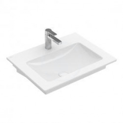 Lavabo Angulaire VENTICELLO  , 650 mm x 500 mm, blanc