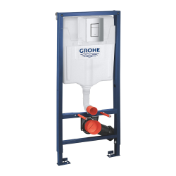  Rapid SL Pack WC bâti-support + WC suspendu sans bride avec abattant SoftClose Ceramia + plaque (GRRCE14WT01MAN-FR)