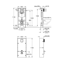  Solido + set pour WC 4 en 1, hauteur 1,13 M (G36528000)