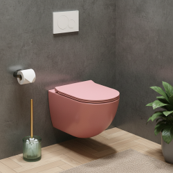 WC suspendu sans bride Tornado Quiet et fixations invisibles + abattant frein de chute (CEPX010RTORP)