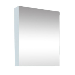 Armoire de toilette avec miroir intégré, 60x75 cm blanc, SAT B-Way (BWAY60CABW)