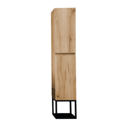 B-Way 30x133x35 meuble de salle de bain sur pied, chêne mat (BWAY35OAKF)