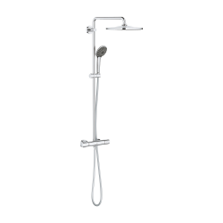 Grohe Precision Flow colonne de douche thermostatique 1/2" + douchette à main, chrome (G34805000)